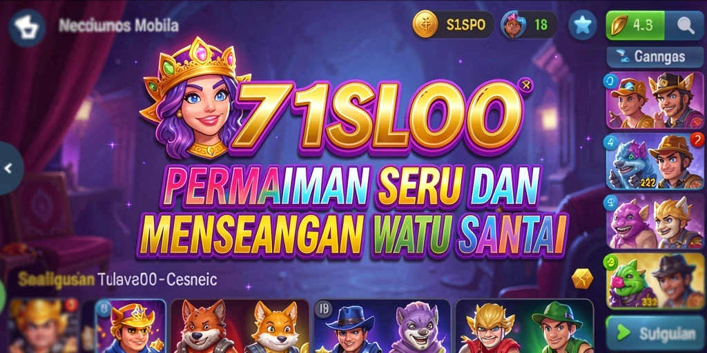 Tampilan gameplay menarik dari 171SLOT dengan berbagai tema slot.