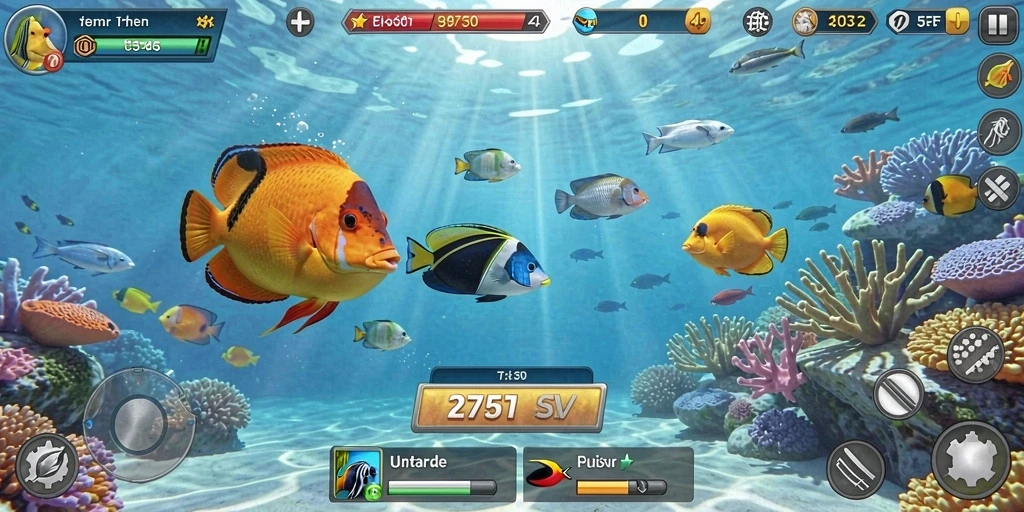 Tangkapan layar gameplay Tembak Ikan 2757 yang seru.