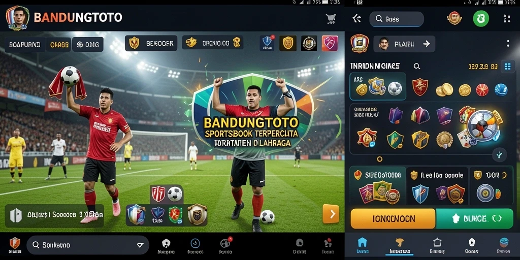Tampilan interaktif BANDUNGTOTO dengan tampilan taruhan olahraga yang menarik.