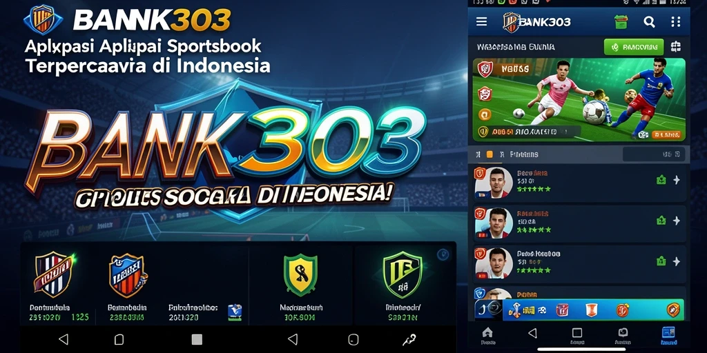 Tampilan utama <strong>BANK303</strong> yang menunjukkan pilihan taruhan olahraga.