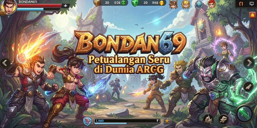 Tampilan gameplay menakjubkan dari BONDAN69 yang kaya akan aksi dan petualangan.