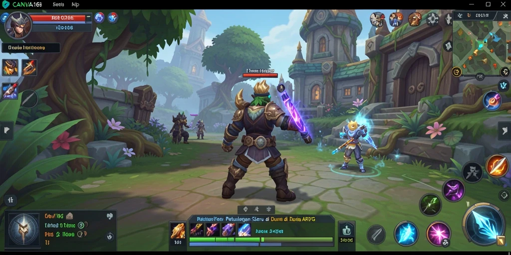 Tampilan menarik gameplay ARPG dalam CANVA168 yang penuh aksi.