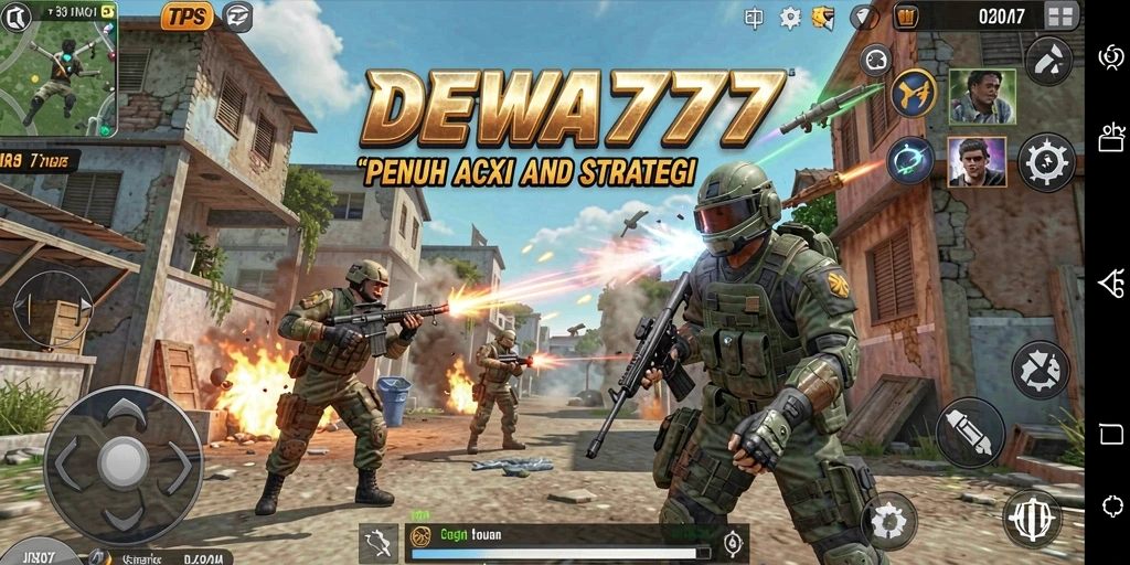 Gameplay seru DEWA777 dengan aksi TPS yang mendebarkan.
