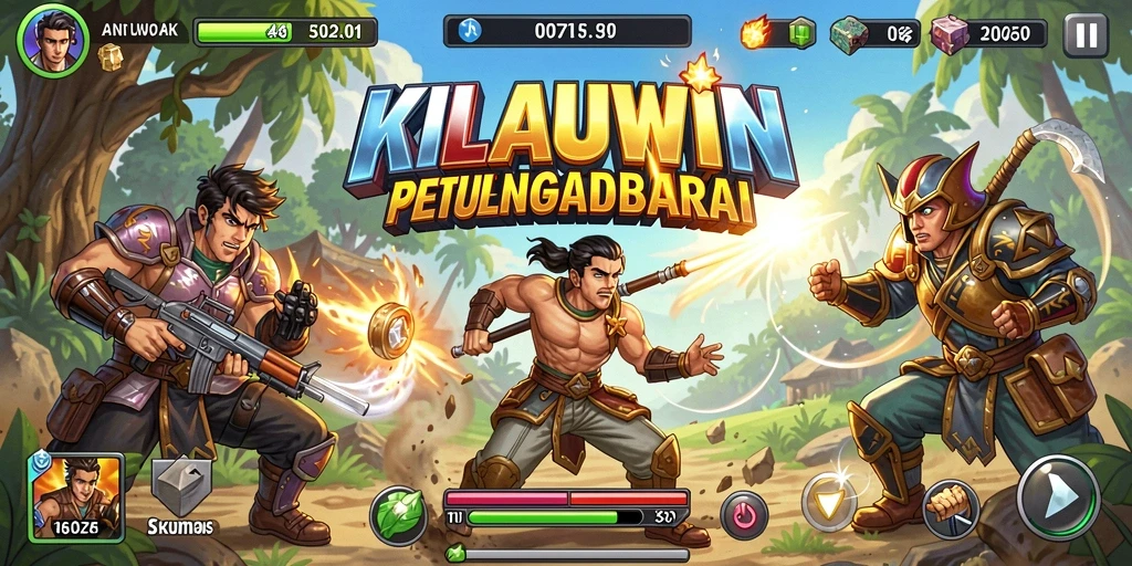 Gameplay KILAUWIN yang seru dan intens di layar.