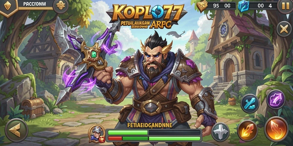Gameplay seru KOPLO77 dengan pertempuran epik dan karakter menarik.